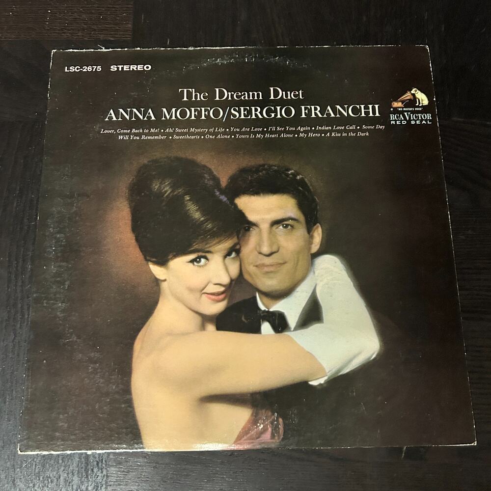 Anna Moffo Sergio Franchi The Dream Duet LP RCA Shaded Dog LM-2675 Mono